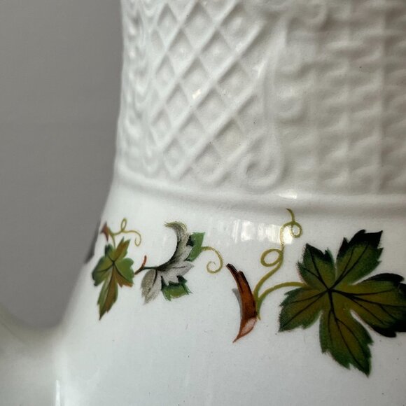 Marlborough Old English Ironstone Simpsons Potters Concord Coffee Pot England - Picture 12 of 16